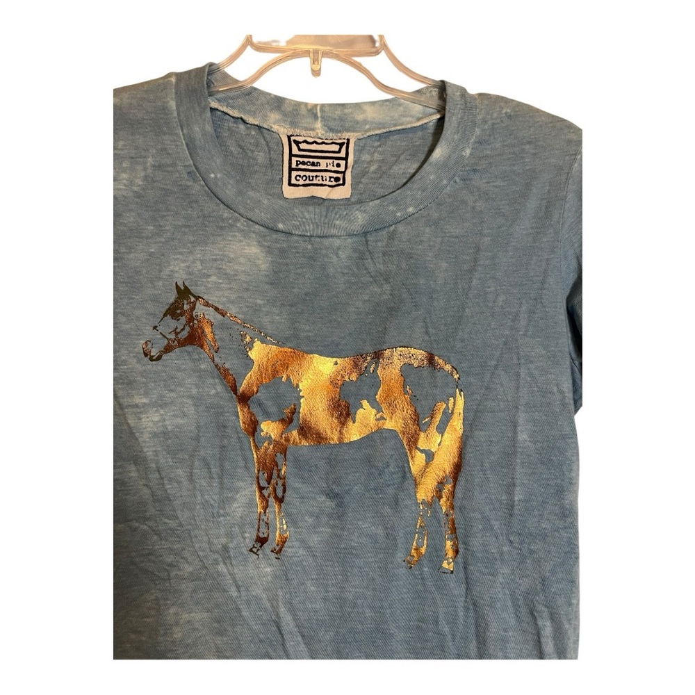 Pecan Pie Couture Horse Design T-shirt Size Large - Picture 3 of 5